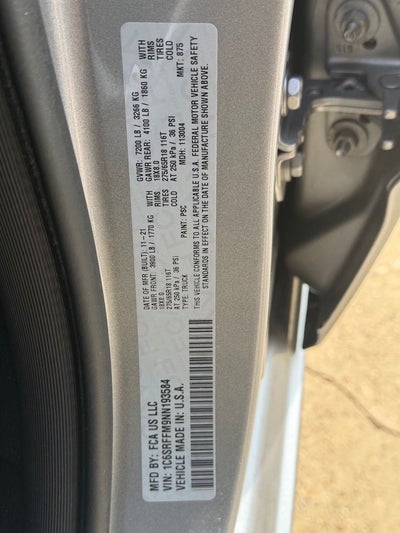 2022 RAM 1500 Big Horn/Lone Star