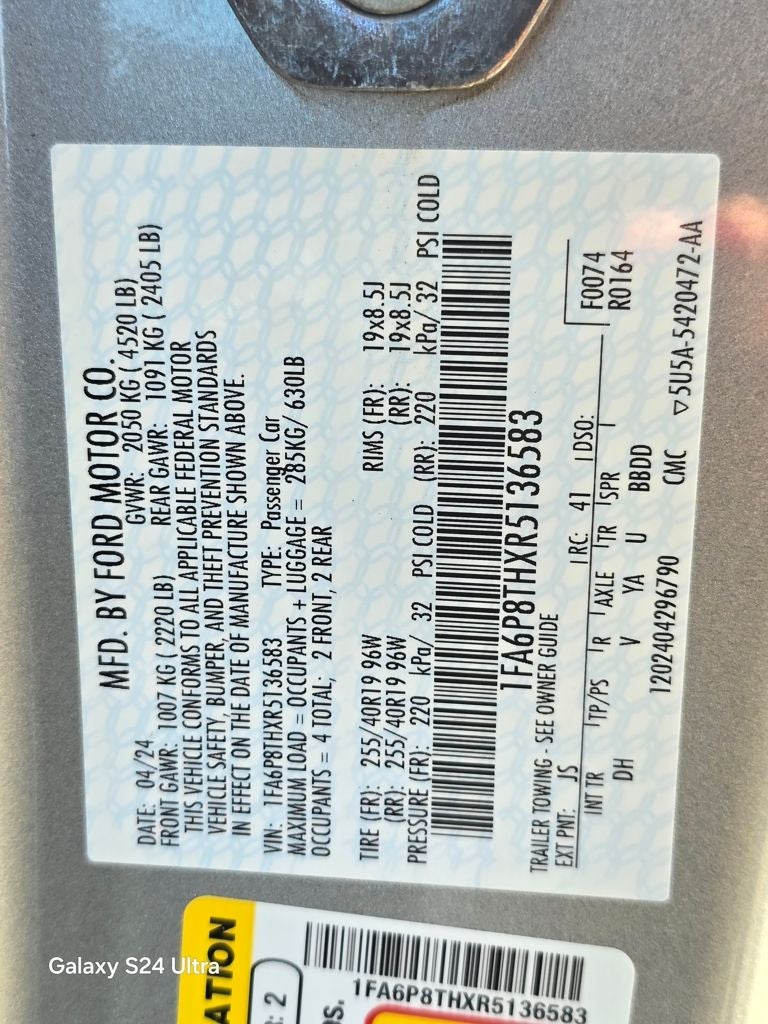 2024 Ford Mustang EcoBoost