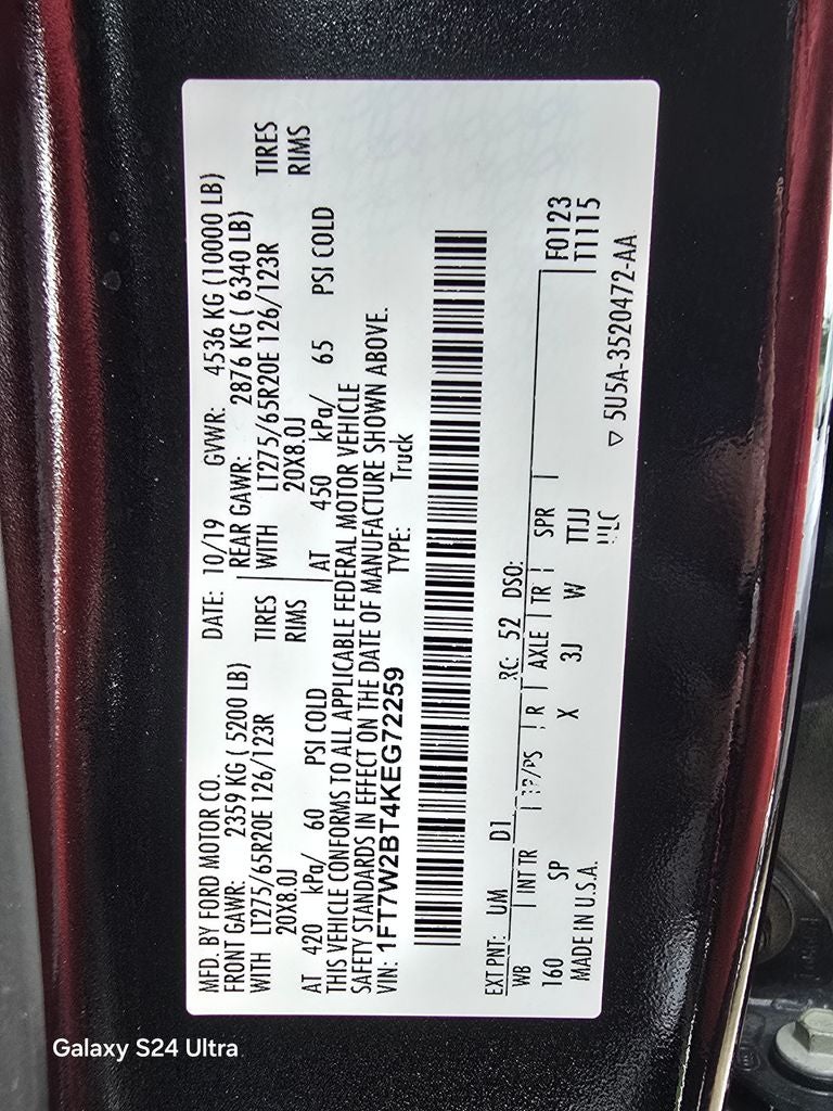 2019 Ford F-250SD King Ranch