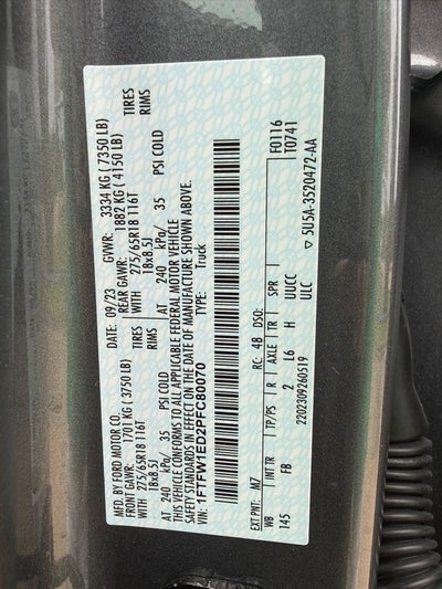 2023 Ford F-150 XLT