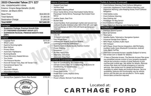 2023 Chevrolet Tahoe Z71