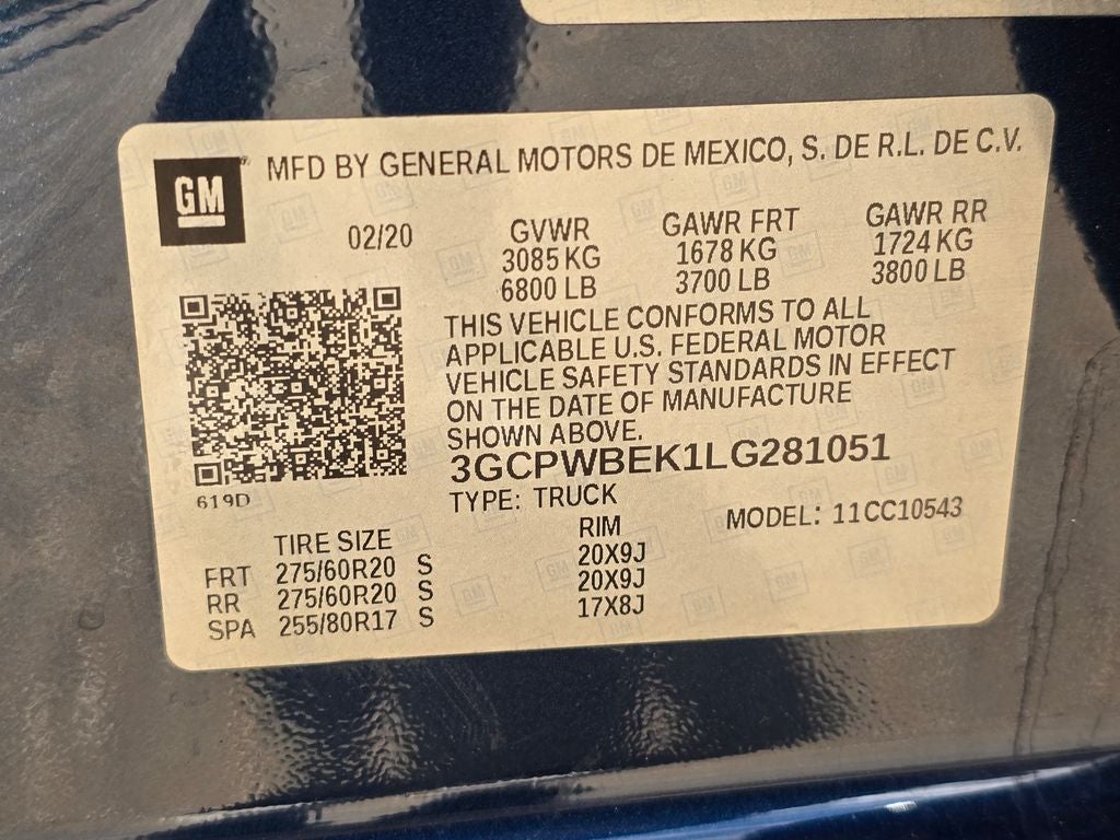 2020 Chevrolet Silverado 1500 Custom