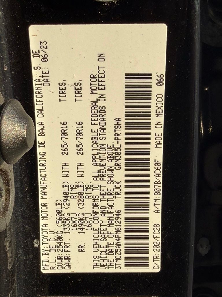 2023 Toyota Tacoma Trail Edition V6