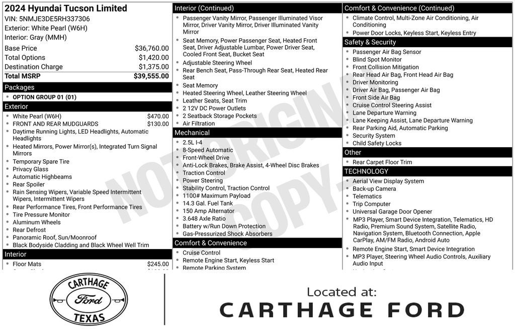 2024 Hyundai Tucson Limited