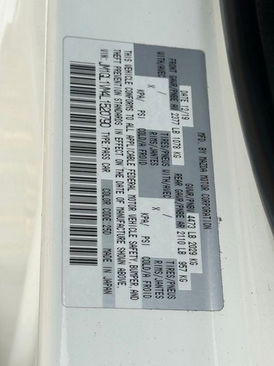 2020 Mazda Mazda6 Touring