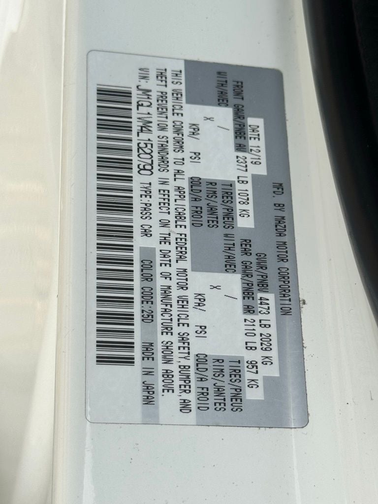 2020 Mazda Mazda6 Touring