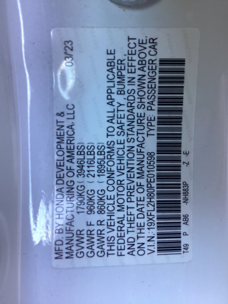 2023 Honda Civic Sport