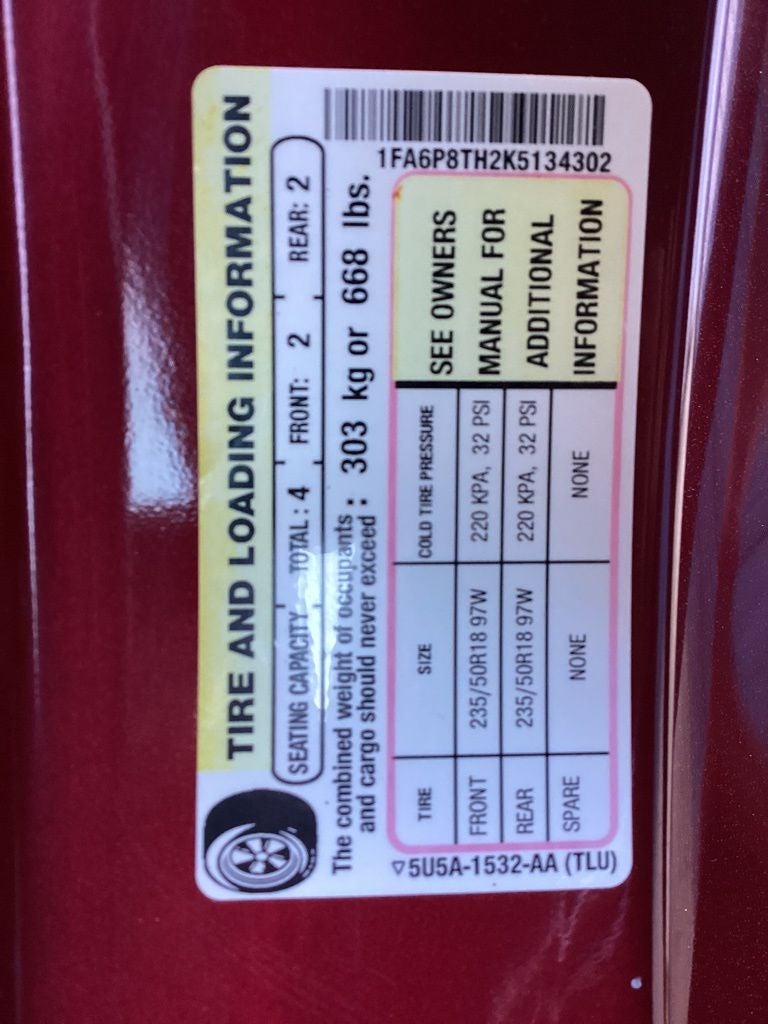 2019 Ford Mustang EcoBoost Premium