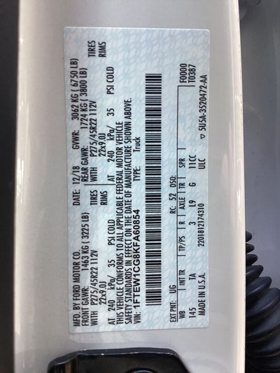 2019 Ford F-150 Limited