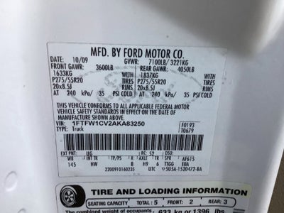 2010 Ford F-150 Lariat