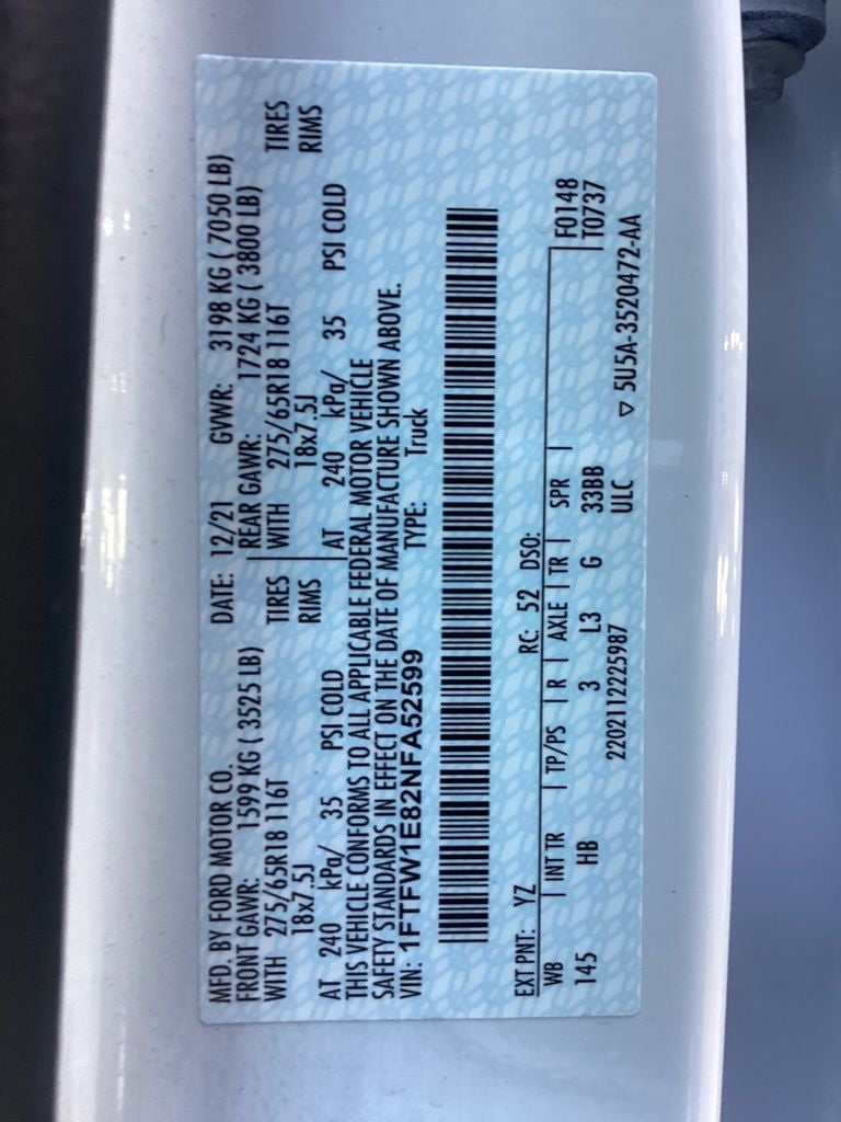 2022 Ford F-150 Lariat