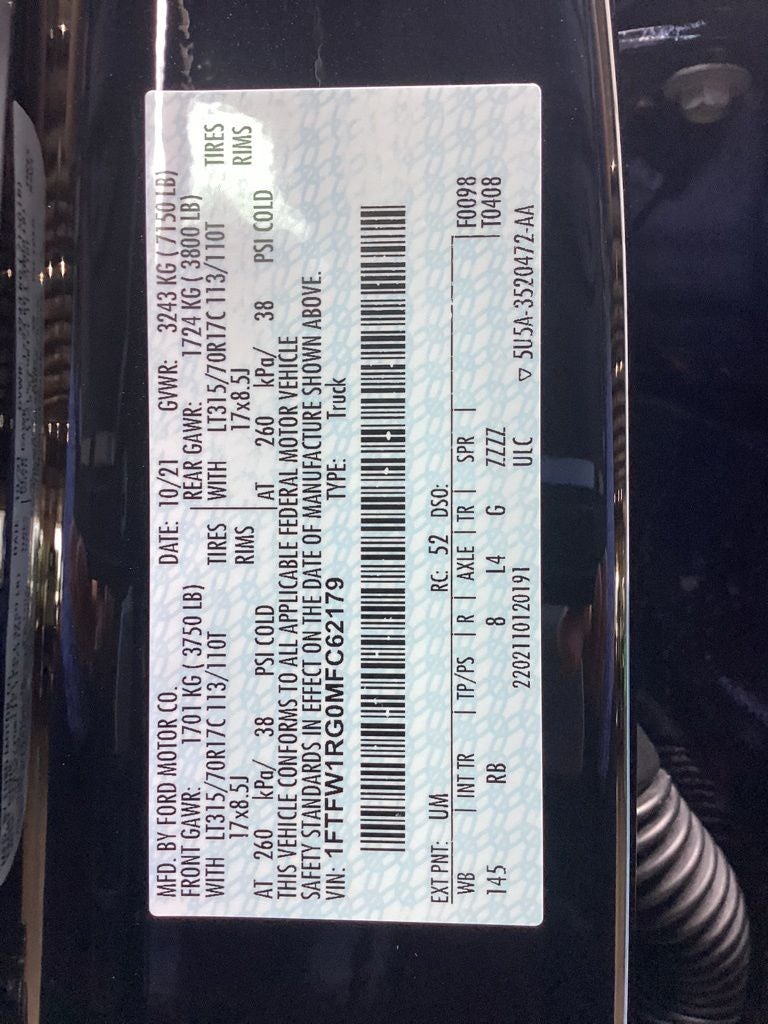 2021 Ford F-150 Raptor