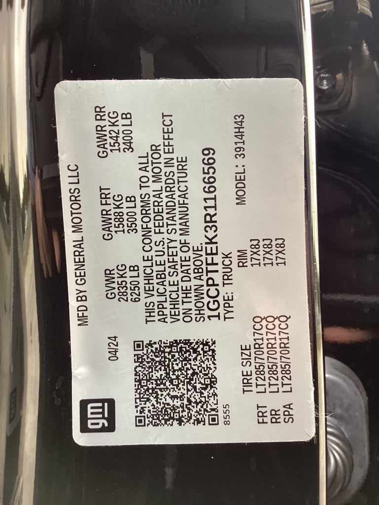 2024 Chevrolet Colorado ZR2