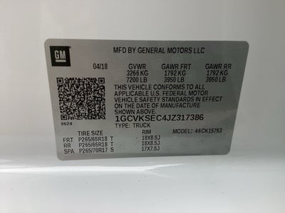 2018 Chevrolet Silverado 1500 LTZ 1LZ
