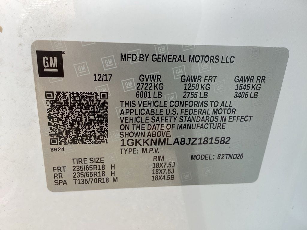 2018 GMC Acadia SLT-1