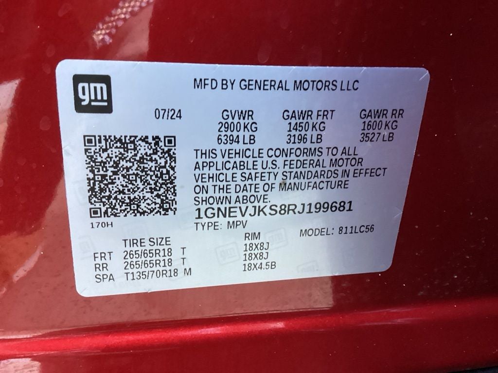 2024 Chevrolet Traverse Z71