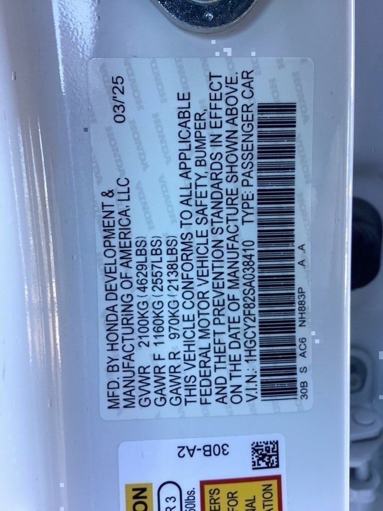 2025 Honda Accord Hybrid Touring