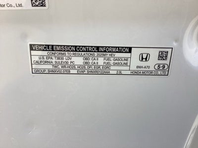 2025 Honda Accord Hybrid Touring