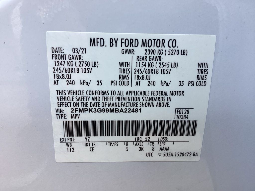 2021 Ford Edge SE