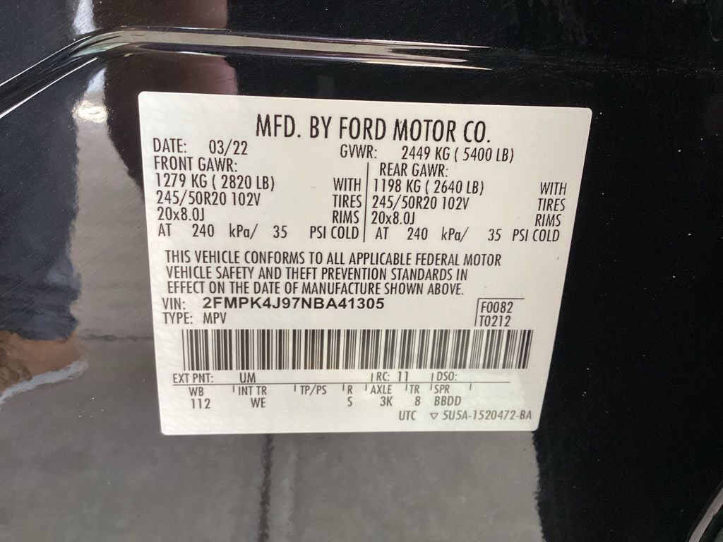 2022 Ford Edge ST Line