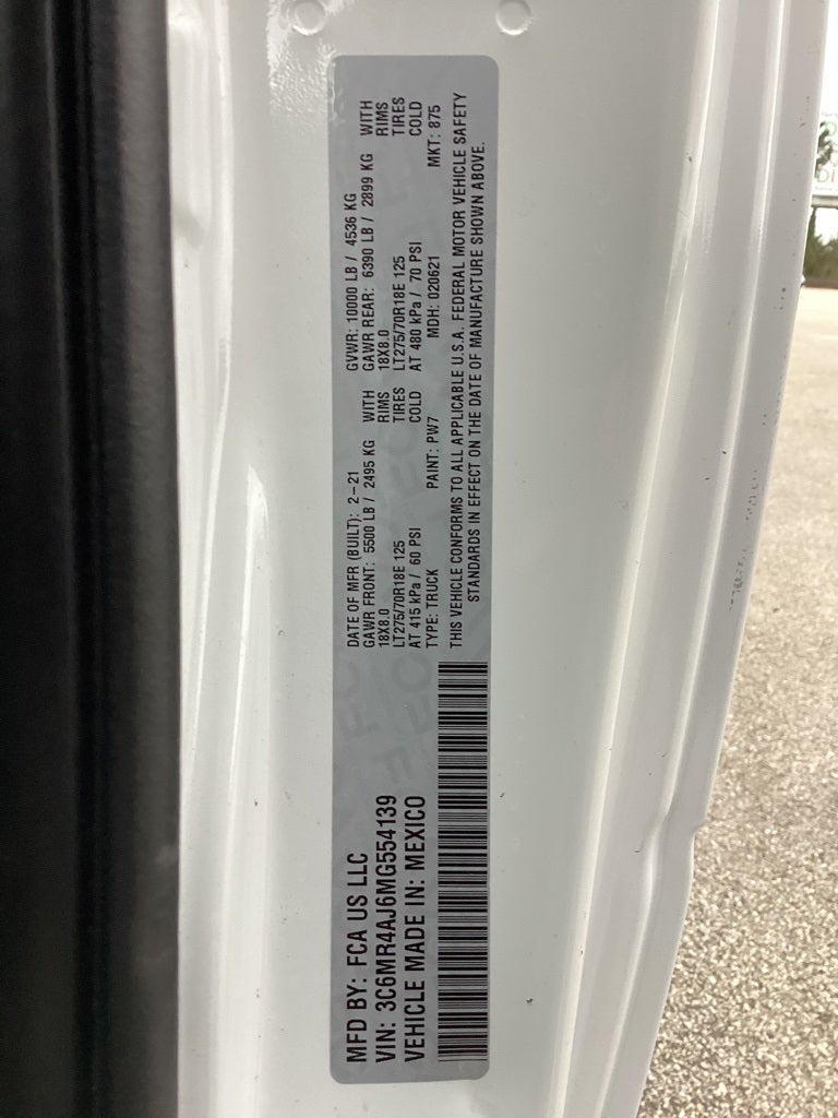 2021 RAM 2500 Tradesman