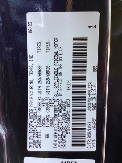2023 Toyota Tundra Platinum