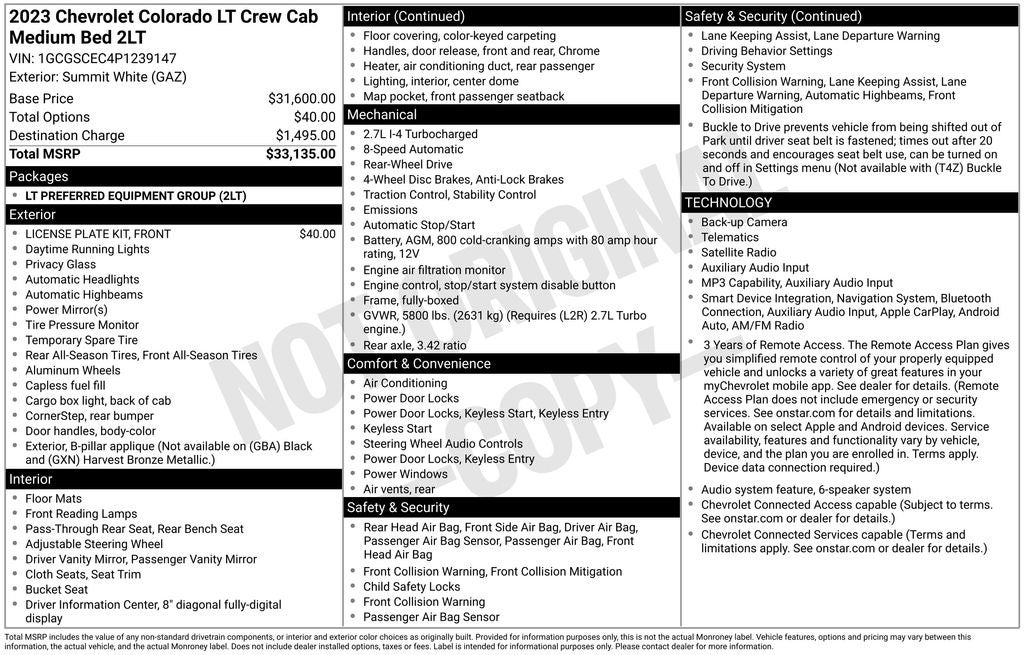 2023 Chevrolet Colorado LT