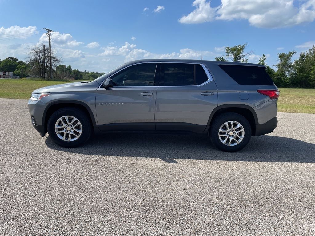 Used 2020 Chevrolet Traverse LS with VIN 1GNERFKWXLJ237942 for sale in Henderson, TX