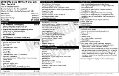 2023 GMC Sierra 1500 AT4