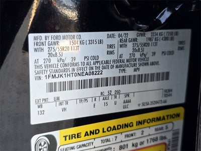 2022 Ford Expedition Max XLT