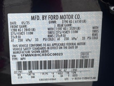 2025 Ford Explorer Platinum