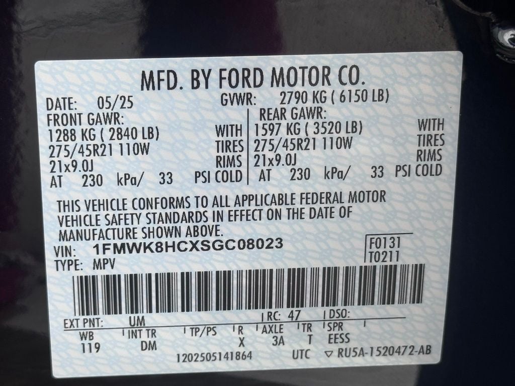 2025 Ford Explorer Platinum