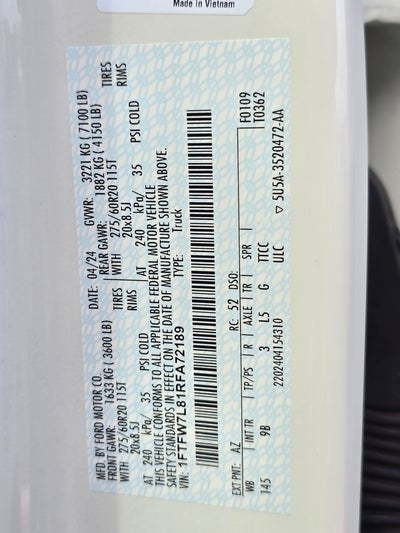 2024 Ford F-150 Platinum