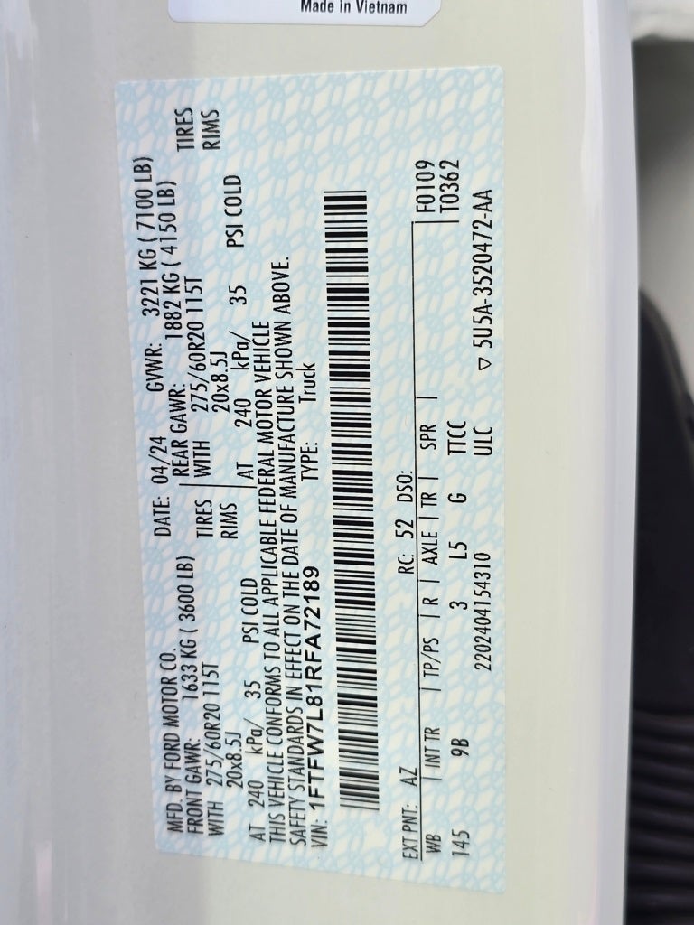 2024 Ford F-150 Platinum