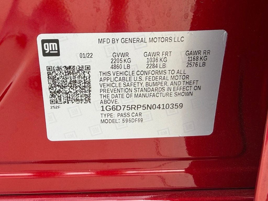 2022 Cadillac CT4 V-Series