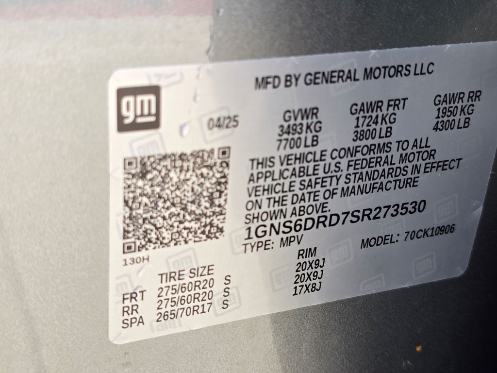 2025 Chevrolet Suburban Z71