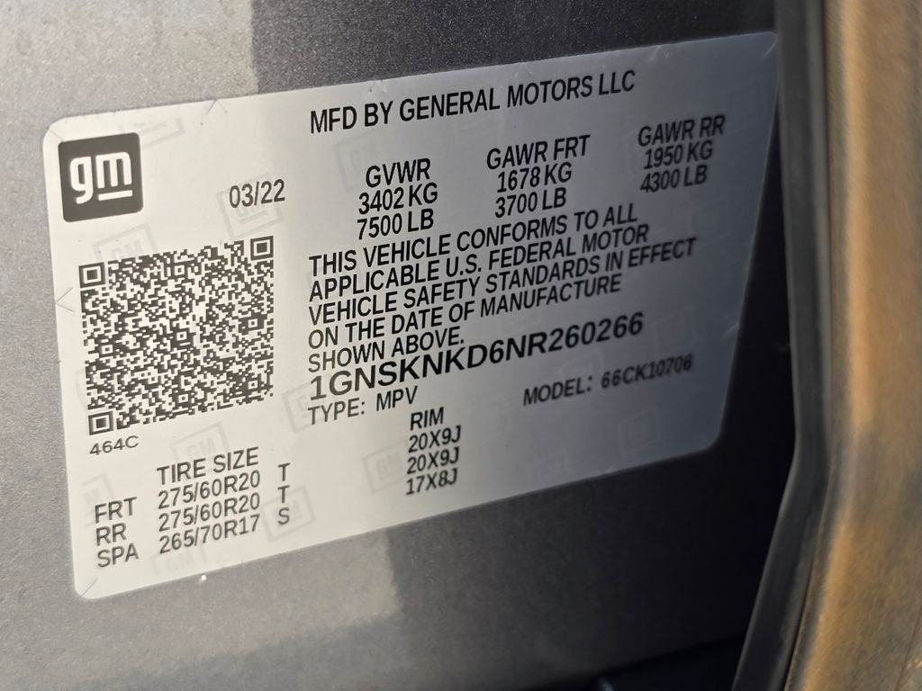 2022 Chevrolet Tahoe LT