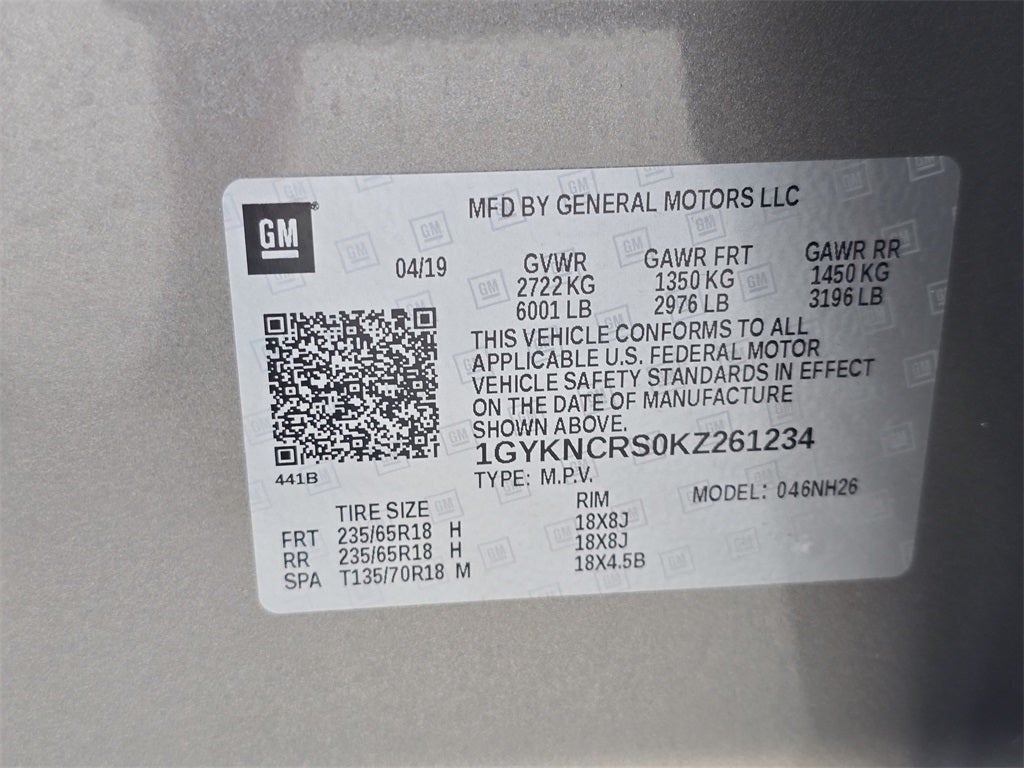 2019 Cadillac XT5 Luxury