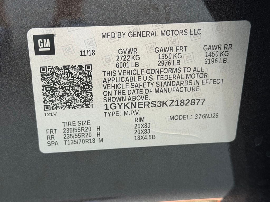 2019 Cadillac XT5 Premium Luxury