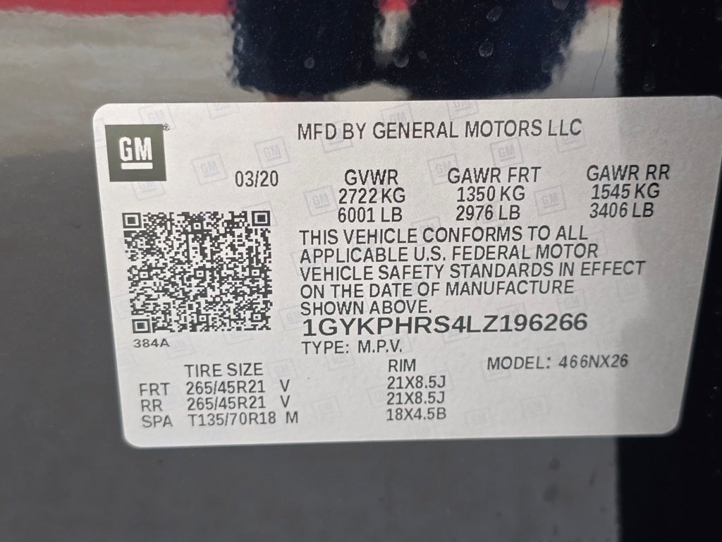 2020 Cadillac XT6 Sport