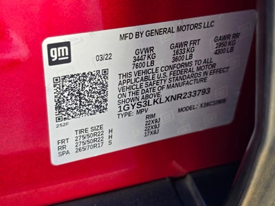 2022 Cadillac Escalade ESV Premium