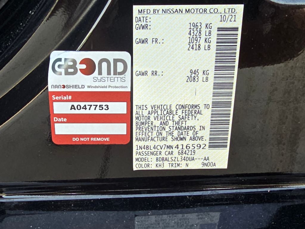 2021 Nissan Altima 2.5 SR