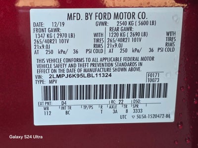 2020 Lincoln Nautilus Reserve