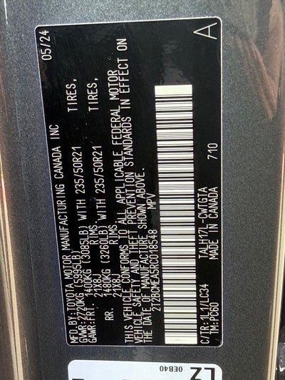 2024 Lexus RX 500h F SPORT Performance