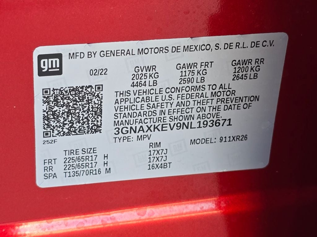 2022 Chevrolet Equinox LT