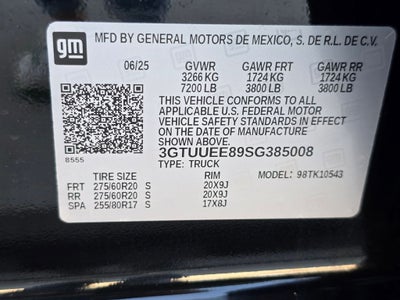 2025 GMC Sierra 1500 AT4