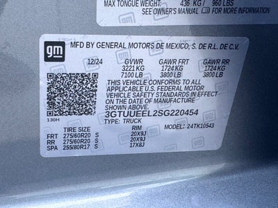 2025 GMC Sierra 1500 AT4