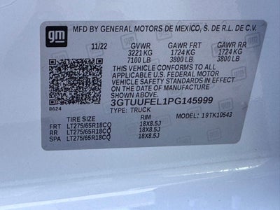 2023 GMC Sierra 1500 AT4X