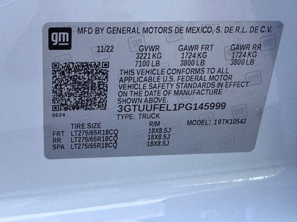 2023 GMC Sierra 1500 AT4X