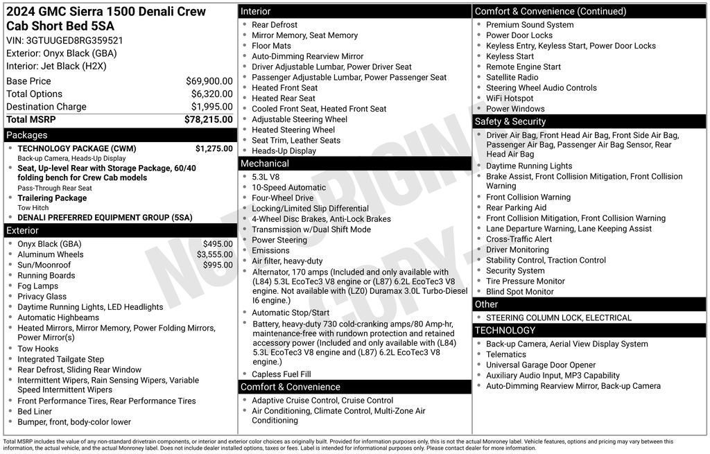 2024 GMC Sierra 1500 Denali